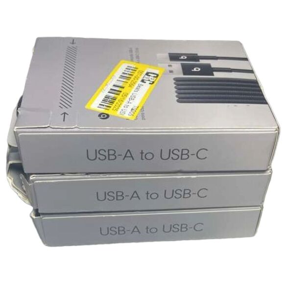 Beats USB‑A to USB‑C Woven Charging Cable 1.5m 5ft Lot of 3 Fast Charge Box Wear - Picture 5 of 8